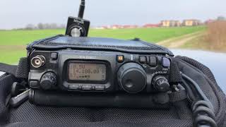 SP1B /QRP/p QSO in HF YAESU FT-817ND & Miracle antena