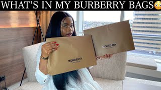 Burberry unboxing