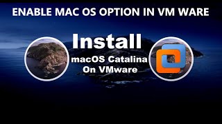 How to enable Mac OS in Vm Ware