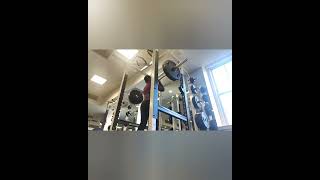 NICE AND EASY 225 FRONT SQUAT #shorts #fitness #bodybuilding