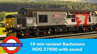 Bachmann class 37 ROG 37800 DCC Sound review