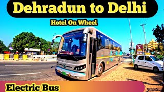 Dehradun to Delhi bus journey by Nuego electric bus #tranding #tranding_video