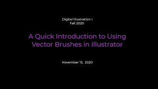 Intro to Using Vector Brushes