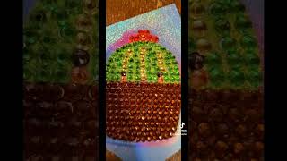 diamond paint this cactus with me! #diamondpainting #satisfying #cute #shorts #fun #satisfying #art