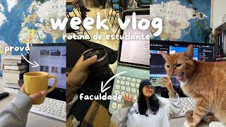 1 semana *caótica* na faculdade | prova, trabalho, grupo de estudos | WEEK VLOG