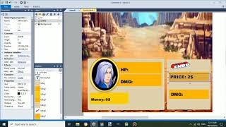 How to make 2D RPG Clicker Game- Construct 2 tutorials Part 1