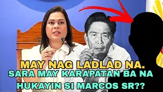 NAKU MAY NAG LADLAD NA 😂/ SARA MAY POWER BA PARA HUKAYIN SI MARCOS SR??