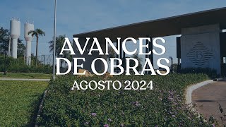 Aquabrava: avances de obras, agosto 2024.