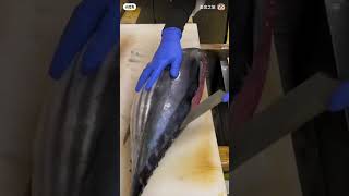 Chef cutting sea fish for cooking #seafishing #seafood #sea