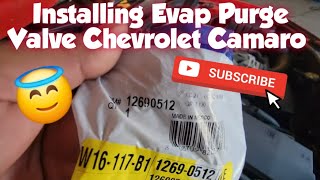 How to: Install Evap Purge Valve 2015 Chevrolet Camaro V6