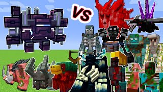 Mech Monstrosity Vs. Mutant Mobs Monsters in Minecraft Showcase