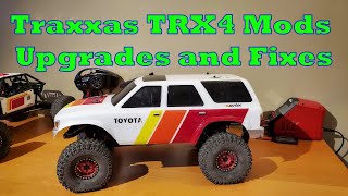 Traxxas TRX4 Kit Modifications Upgrades and Fixes on My RC Rock Crawler