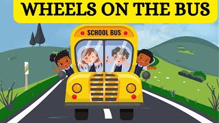 The Wheels on the Bus song| A Sing-Along Adventure| School bus| Nursery Rhymes and kids songs