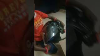 Helmet unboxing HBO two wheeler helmet