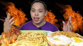 MUKBANG MIE, KENTANG DAN CIKEN PEDAS