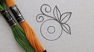 SUPER EASY FLOWER HAND EMBROIDERY DESIGN FOR BEGINNERS/HAND EMBROIDERY