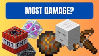 This is the MOST DAMAGE You Can do in MINECRAFT!