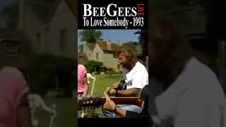 Bee Gees Live “To Love Somebody” 1993 Robin’s Backyard Acoustic