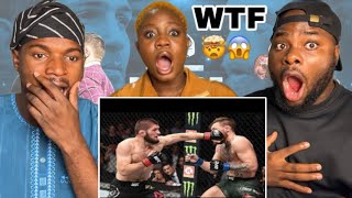 Reaction to BEFORE and AFTER Fighting Khabib Nurmagomedov