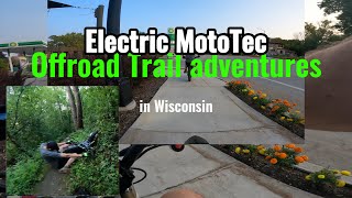 Extreme Electric Dirt Bike Adventures in Wisconsin (MotoTec Offroad Trails)