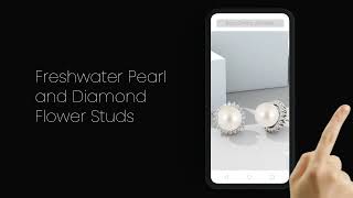 Trending Pearl Stud Earrings | June Birthstone | Angara Jewellery