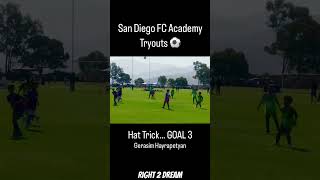 GOAL 3 ⚽️ San Diego FC Tryouts MLS #soccer #football #mls