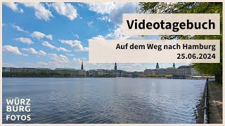 Auf dem Weg nach Hamburg  | Handy-Vlog #006 | 25.06.2024