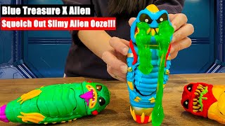 Treasure X Alien Squelch Out Green Sticky Slimy Alien Ooze!!! #Shorts