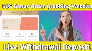 50$ Bonus New Usdt Order Grabbing Website - Best Usdt Mining Website 2023