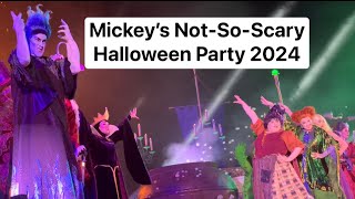 Mickey’s Not-So-Scary Halloween Party 2024 - Haunted Mansion Ghosts, Dapper Dans, and Hocus Pocus