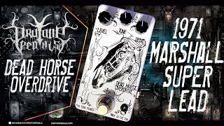 Dead Horse Overdrive Pedal into Marshall 1971 Super Lead