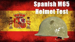 Helmet Ballistic Test: Spanish M65 (M1 Clone)