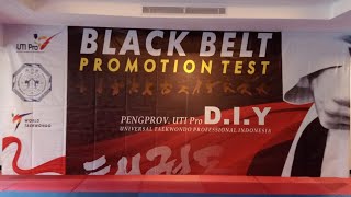 Promotion Test Black Belt Taekwondo ll Daerah Istimewa Yogyakarta