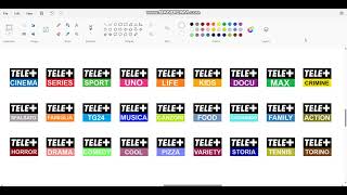 Tele+ Satellite - Hotbird 13C, Eutelsat 5 West B, Eutelsat 9B, And Sky Italia