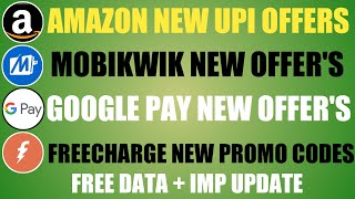 Amazon good news, Google pay new offers, Freecharge new promo codes, 5GB Data free, magicpin offer