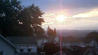 September 11, 2011 Sunrise in Luzerne, PA, USA