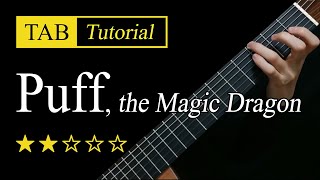 Puff, the Magic Dragon - Fingerstyle Lesson + TAB