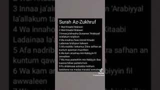 Surah AL Zukhruf Episode 57