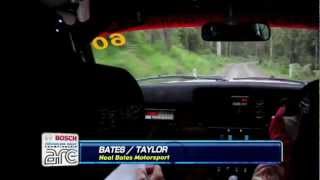 SS7 Onboard - Neal Bates / Coral Taylor - Toyota Celica RA40 - 2012 Rally Victoria