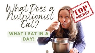 What a 45+ Nutritionist Eats in a Day * REALITY * (carbs and chocolate included!)