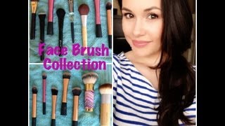 MAKEUP BRUSH COLLECTION FOR FACE ♡ DRUGSTORE + HIGH END