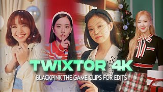 BLACKPINK THE GAME 4K TWIXTOR CLIPS FOR EDITS