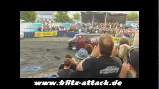 16. Opeltreffen Oschersleben 2011 - Burnout Chevy Van (Chevrolet)