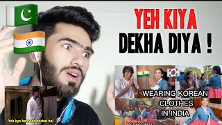 Pakistani Reaction On KOREAN HANBOK CHALLENGE IN INDIA with @souravjoshivlogs7028