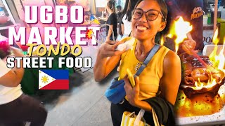 BEST STREET FOOD market in MANILA? 🇵🇭 TONDO'S UGBO NIGHT MARKET