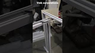 openable window in z-section with friction hinges