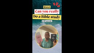 Can You Really Do a Bible Study in 60 Seconds #faithjourney #christianencouragement #christianliving