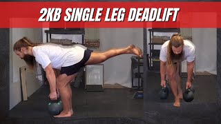 2KB single leg dead lift