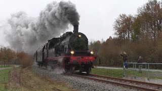 Nikolausdampf auf ehem. Tecklenburger Nordbahn mit 78 468 Osnabrück - Mettingen 27.11.2022 (HD)