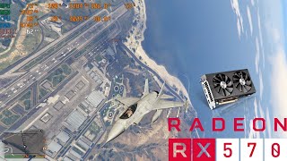 GTA V / AMD RX 570 4GB / Very High Settings 1080p / (2022) 6 years old Graphics Card